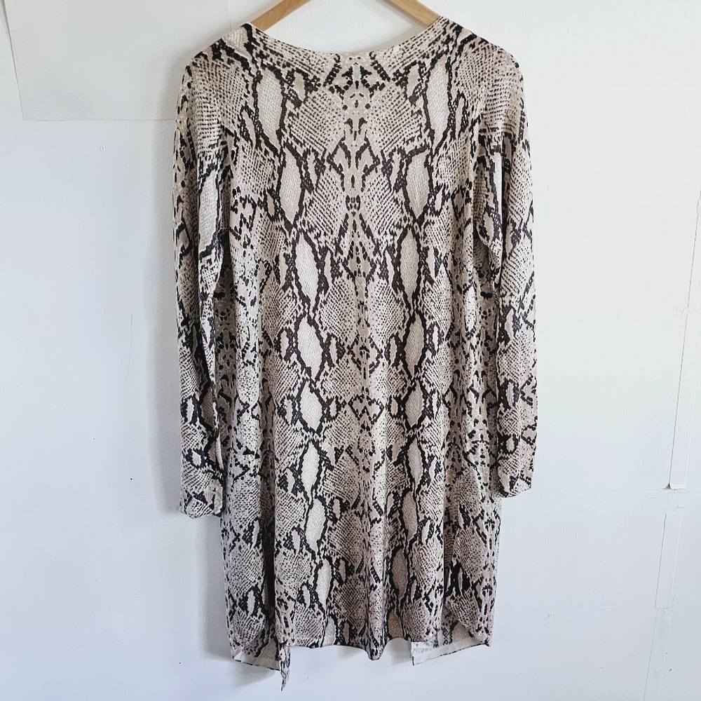 Vici Snake Print Open Front Long Sleeves Women's … - image 5